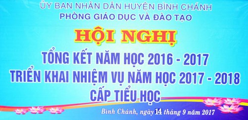 Hội nghị tổng kết năm học 2016-2017 và triển khai nhiệm vụ năm học 2017- 2018 cấp Tiểu học.